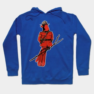 Cardinal Mountie - Canadian Birds Hoodie